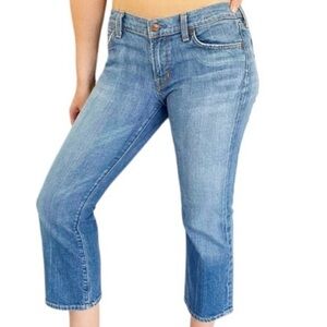 Citizens Of Humanity Kelly Low Waist Cropped Jeans Medium Wash